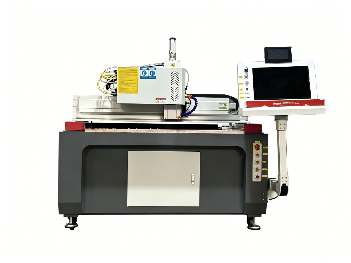 Stable 120W laser head for the compact mirror sandblasting machine