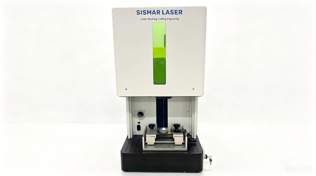 Complete 2.5D fiber laser system with Z-axis column engraving relief