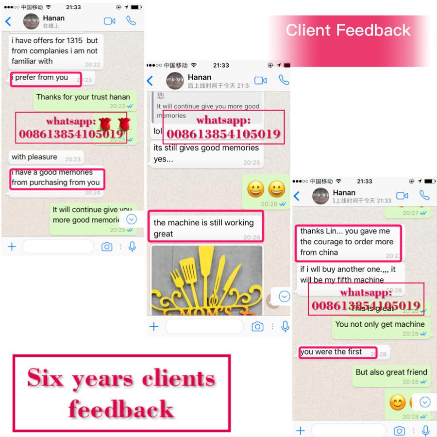 Customer message about ordering a fifth fiber laser machine