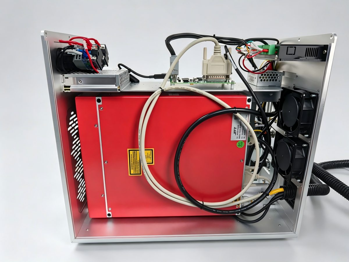 Internal structure and industrial components of the laser