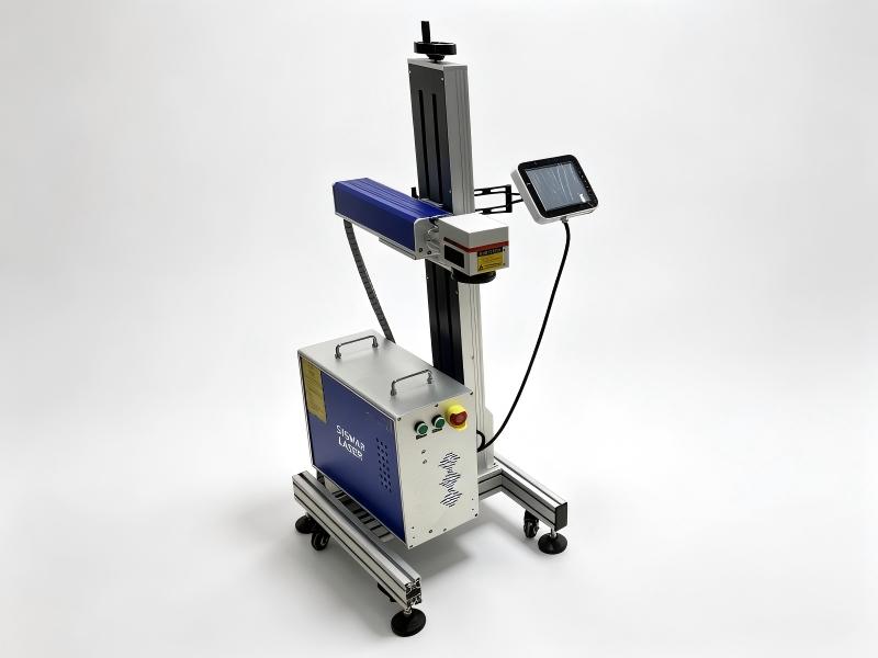 High-speed fiber laser marking machine for steel strip production line
