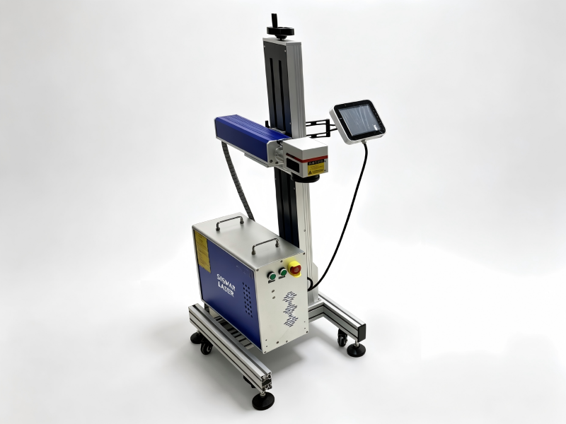 High-speed fiber laser marking machine for steel strip production line