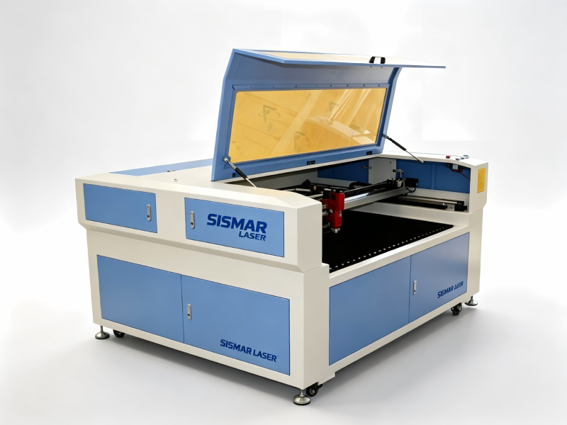 Industrial CO2 laser cutting machine for sheet metal