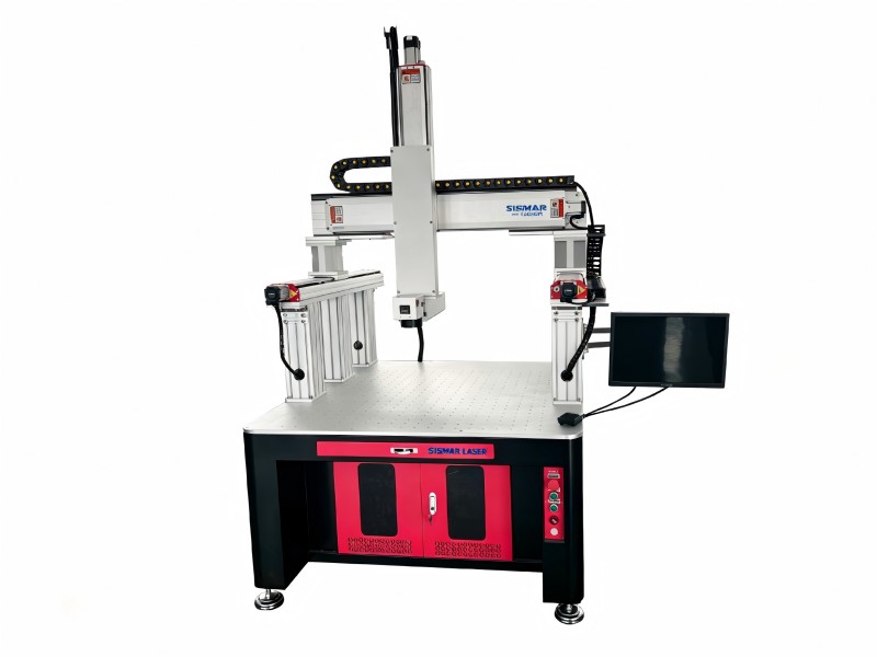 Large format splicing fiber laser marking machine 800x800mm