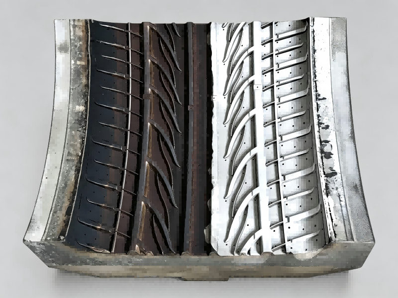 Laser cleaning oil and grease from mold surface
