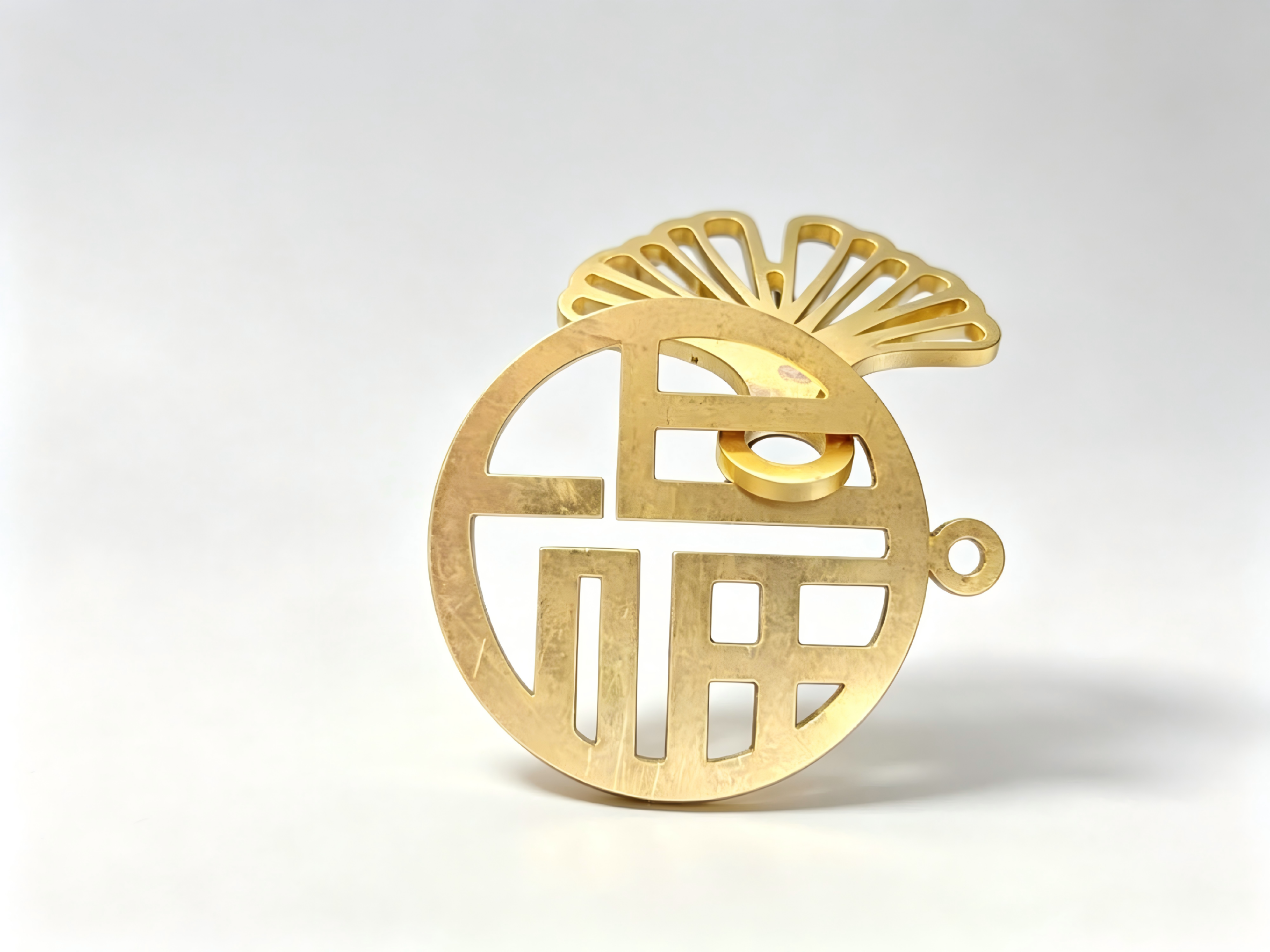 Laser cut brass parts sample