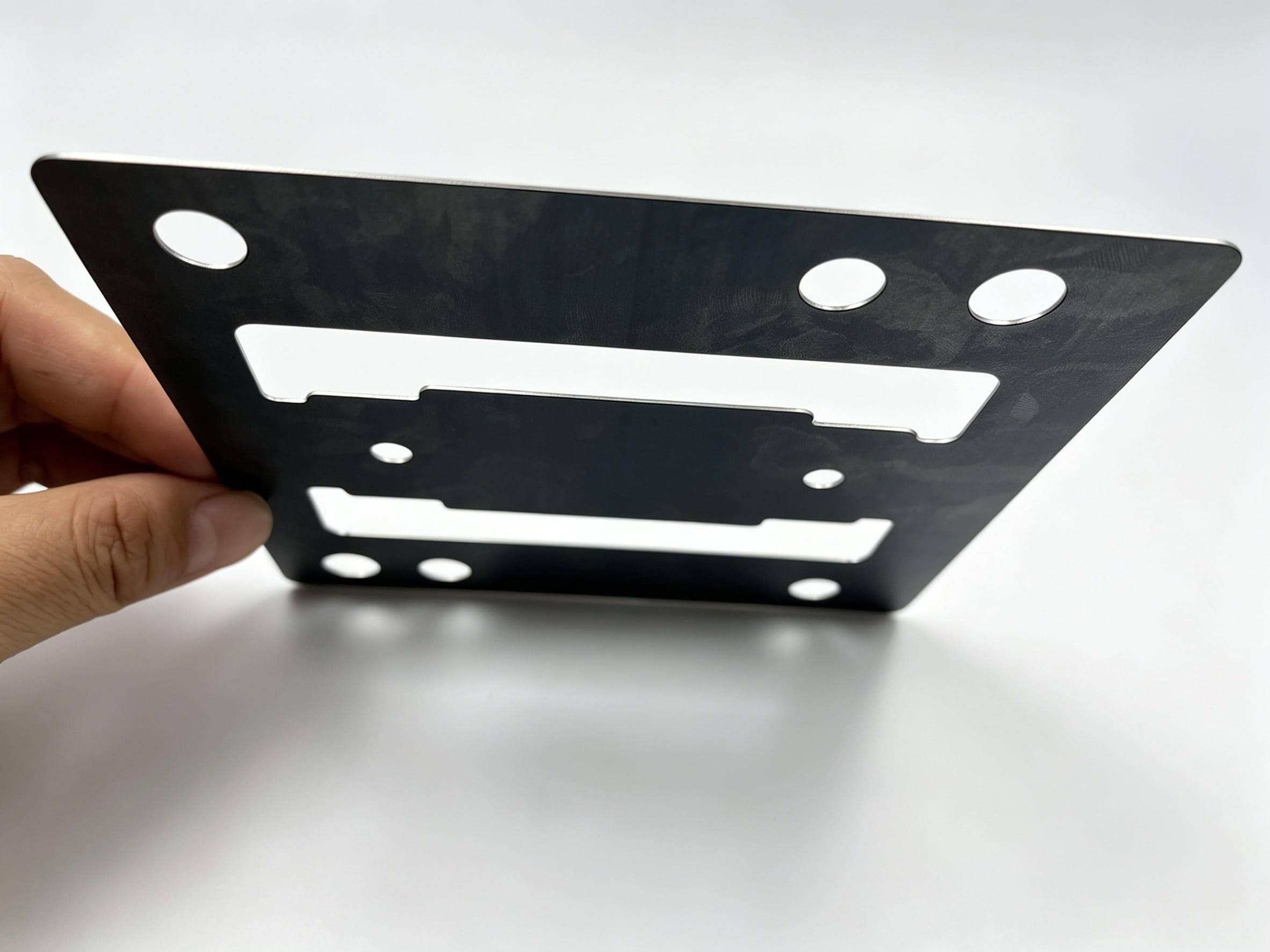 Laser cut stainless steel detail sample