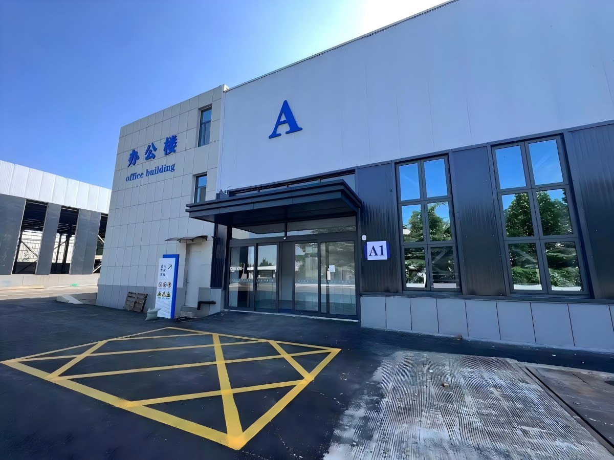 Laser machine factory building in Jinan, China