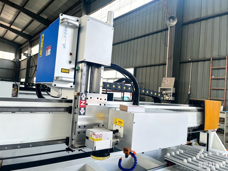 Orion 120W fiber laser head for mirror glass sandblasting