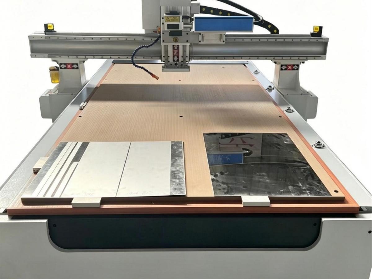 Rubber vacuum adsorption platform on the stainless steel laser machine
