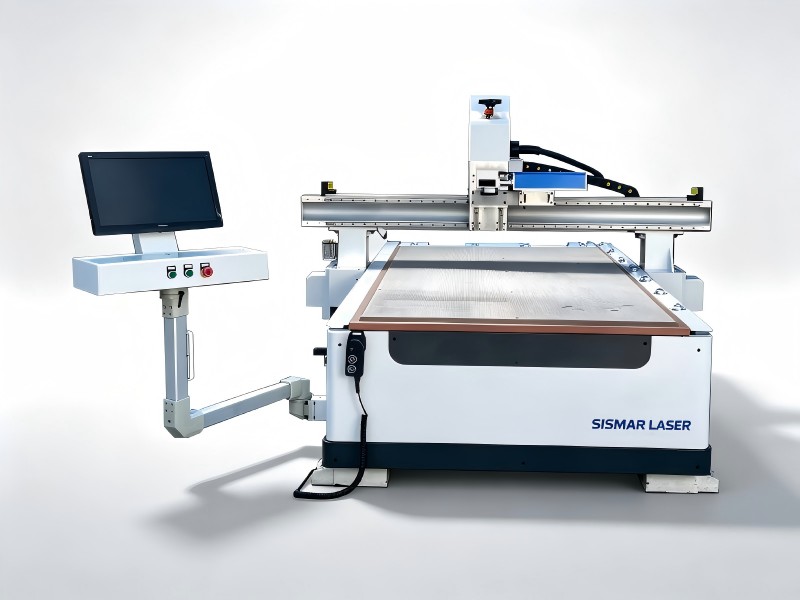 Stainless steel laser sandblasting machine 1300x2500mm