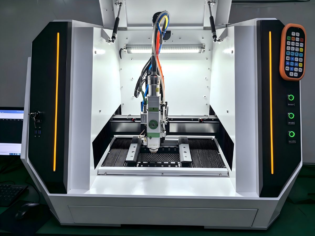 200x300mm worktable of a compact jewelry laser cutting machine