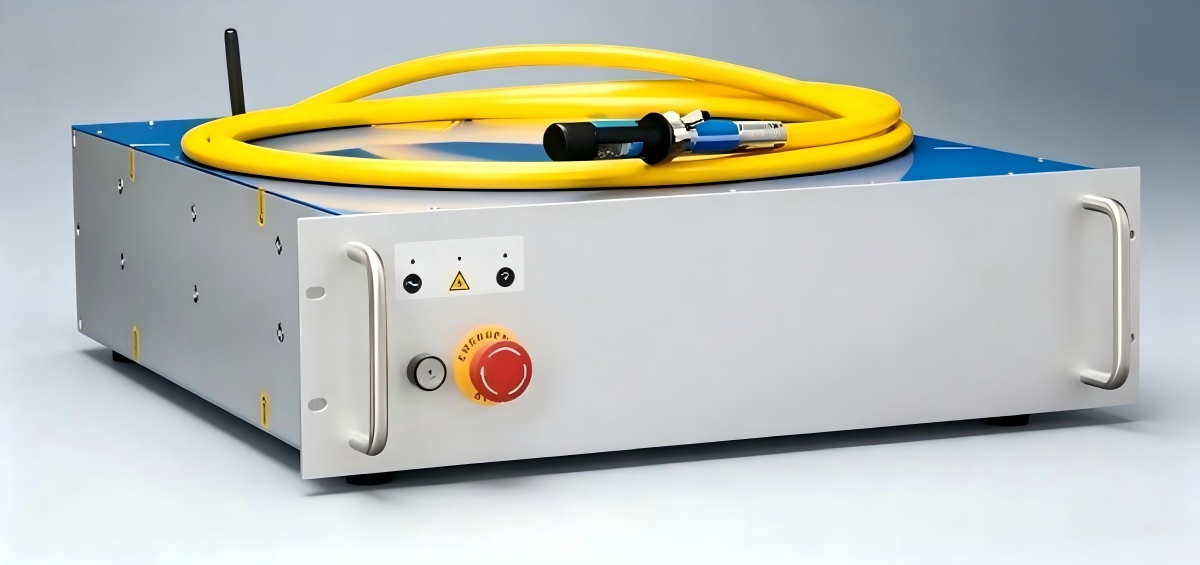 3000W anti-high-reflection fiber laser source for cutting reflective precious metals