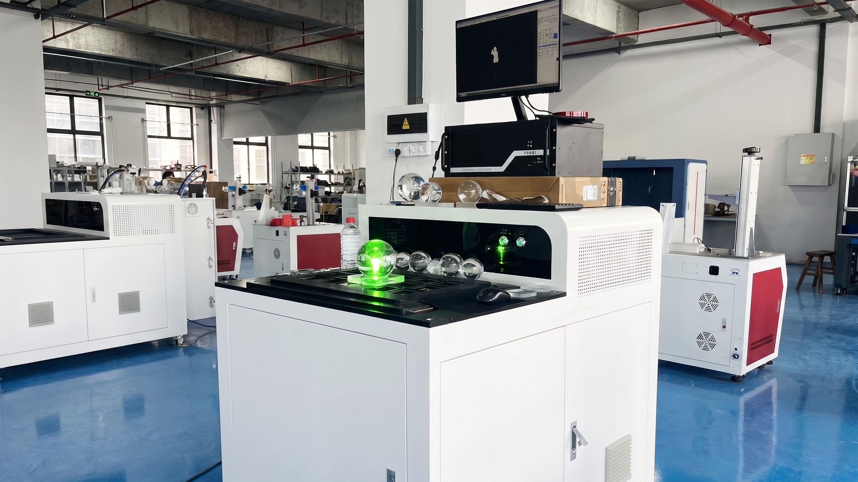 3D crystal ball laser inner engraving machine for 15-300 mm balls