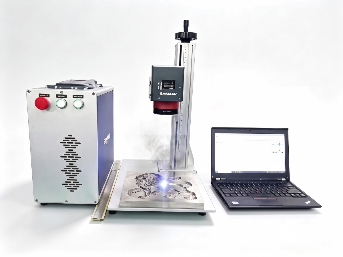 SISMAR SL-3D 3D relief fiber laser marking machine for metal, 30W 50W 100W