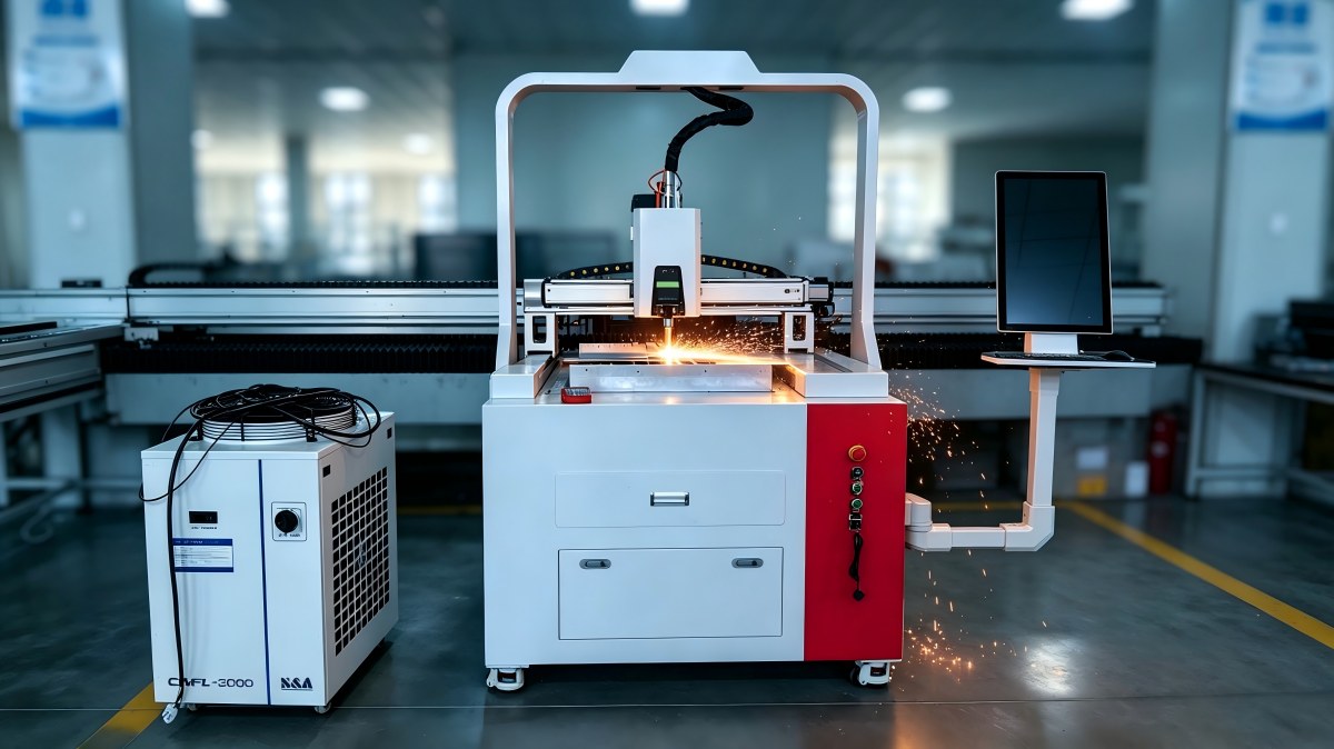 600x500mm open-type fiber laser cutting machine