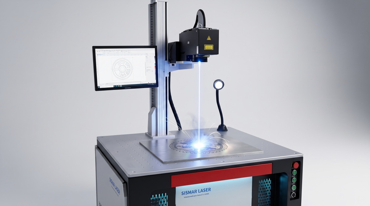 SISMAR 3D large-format laser marking machine with 1200 x 1200 mm working area