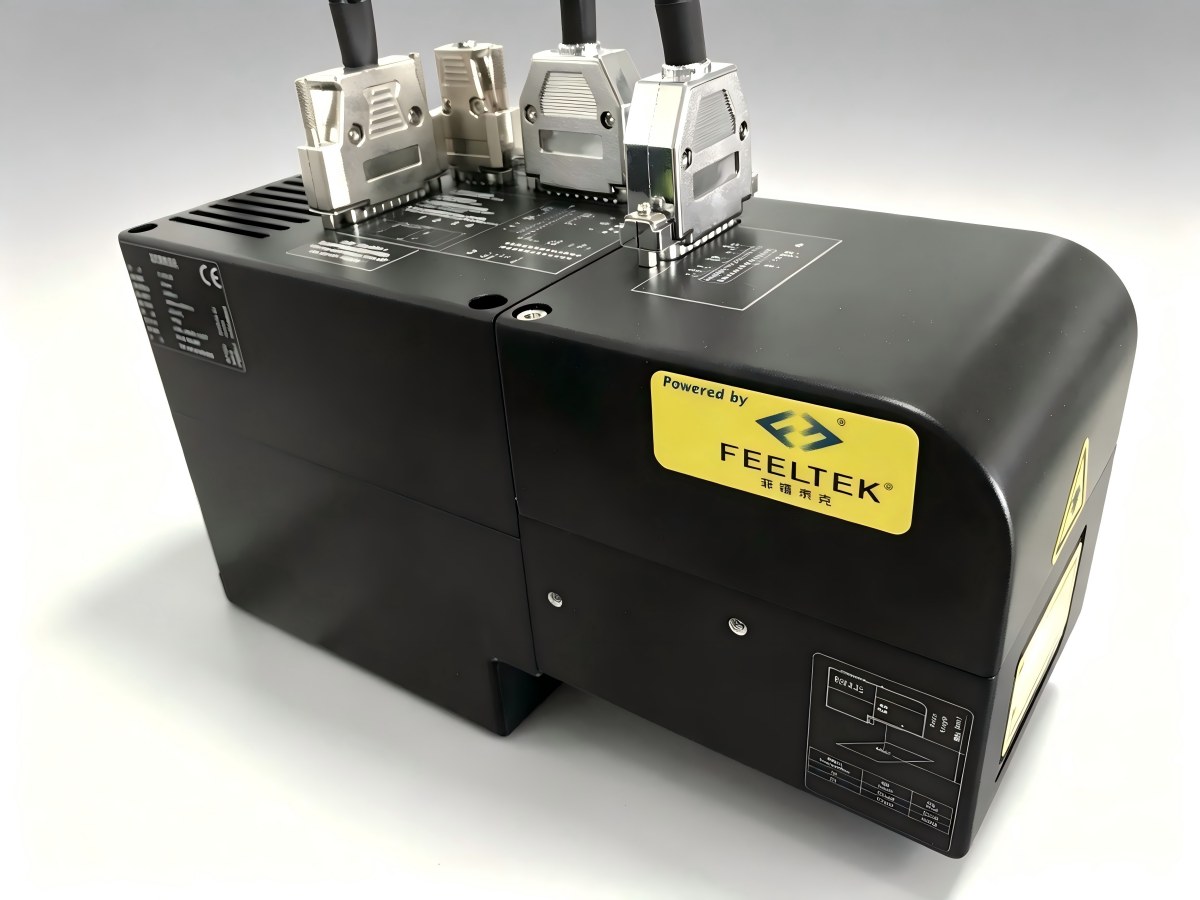 Feeltek 3D dynamic-focus scanning head on SISMAR large-format laser marking machine