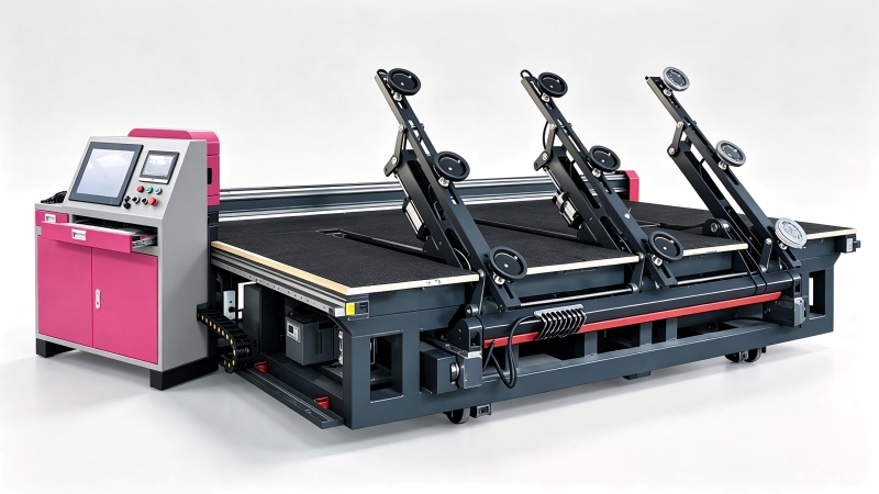Automatic Glass Loading & Cutting Machine